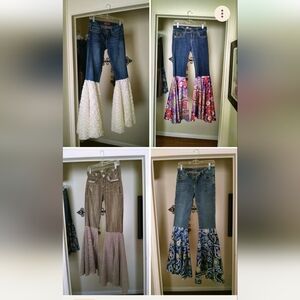 Unique Flare Jeans with Colorful Bell Bottoms. I Had Business In CA